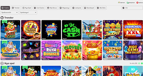 10bet casino spelutbud